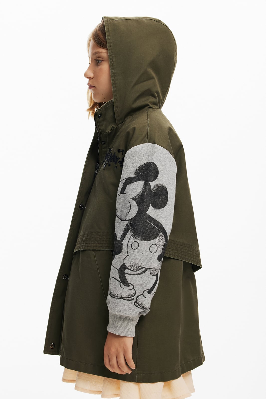 Комбинированная толстовка Disney Desigual, Green/4092 — фото 2