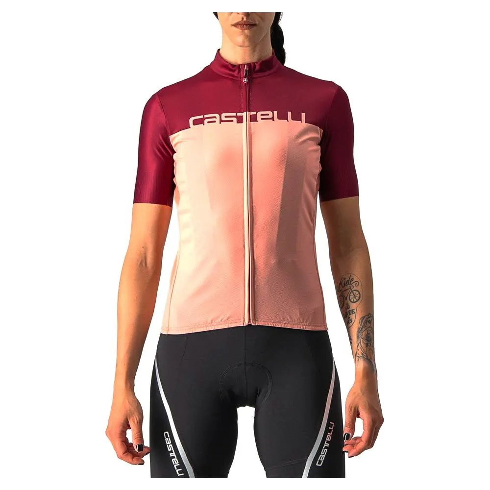 

Джерси с коротким рукавом Castelli Velocissima, розовый