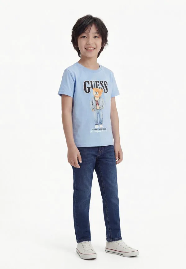 Футболка с принтом ss Guess, Light Blue Luxe