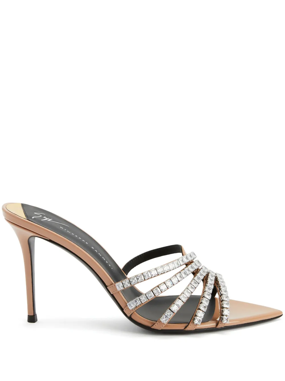 Мюли Intriigo Baguette Giuseppe Zanotti, нейтральный
