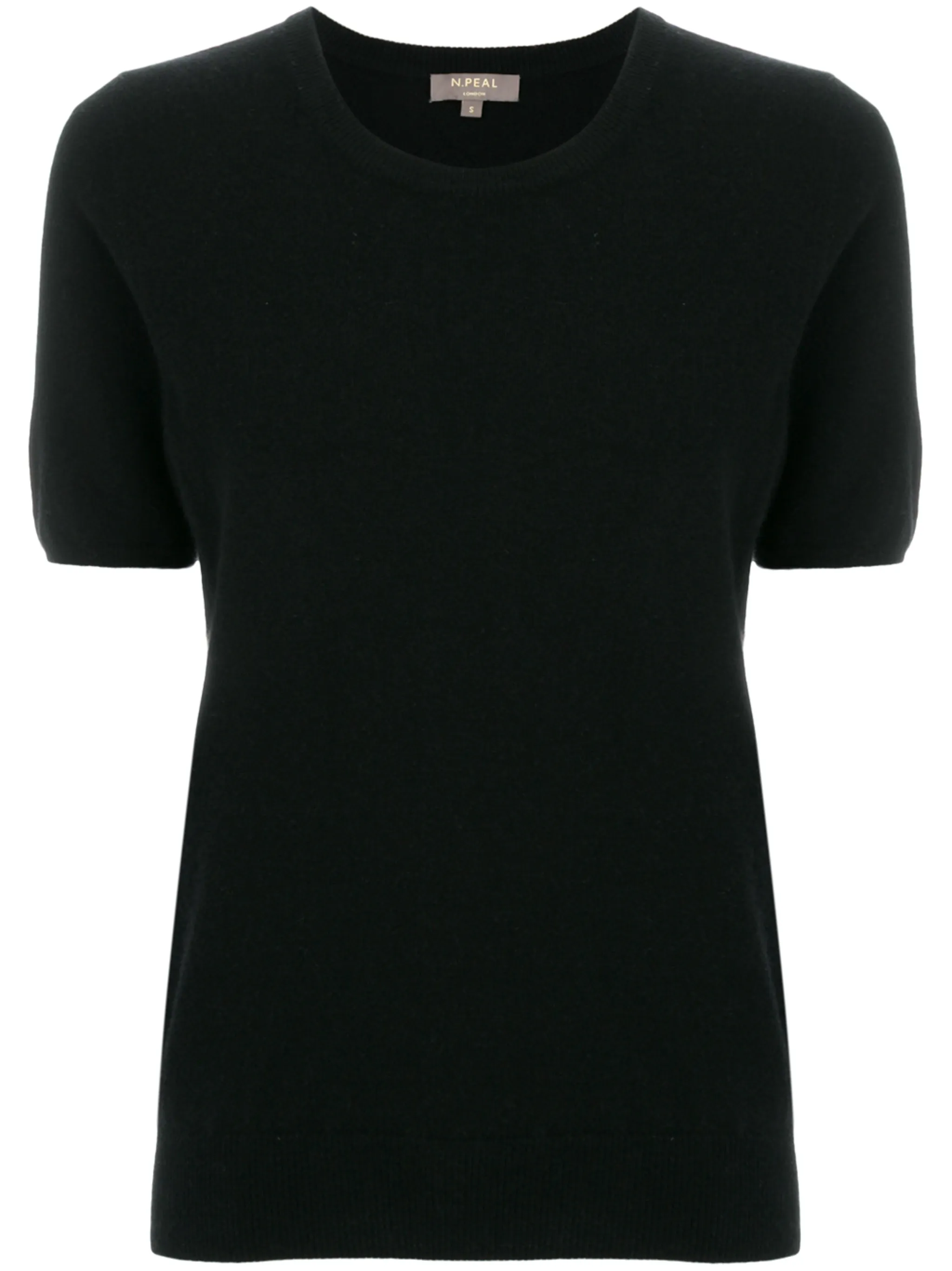 

Футболка с круглым вырезом N.Peal, черный
