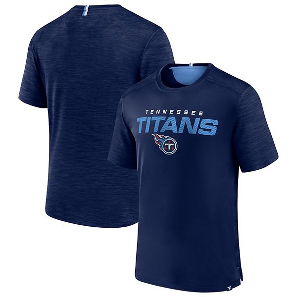 

Мужская футболка fanatics branded navy tennessee titans defender evo Unbranded