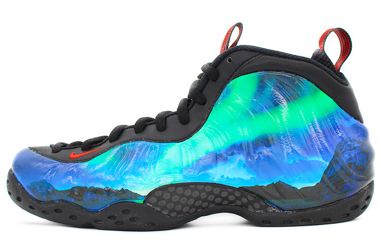 

Кроссовки Nike Foamposite One Vintage Basketball Shoes Men Mid-Top Blue Green, Синий, Кроссовки Nike Foamposite One Vintage Basketball Shoes Men Mid-Top Blue Green