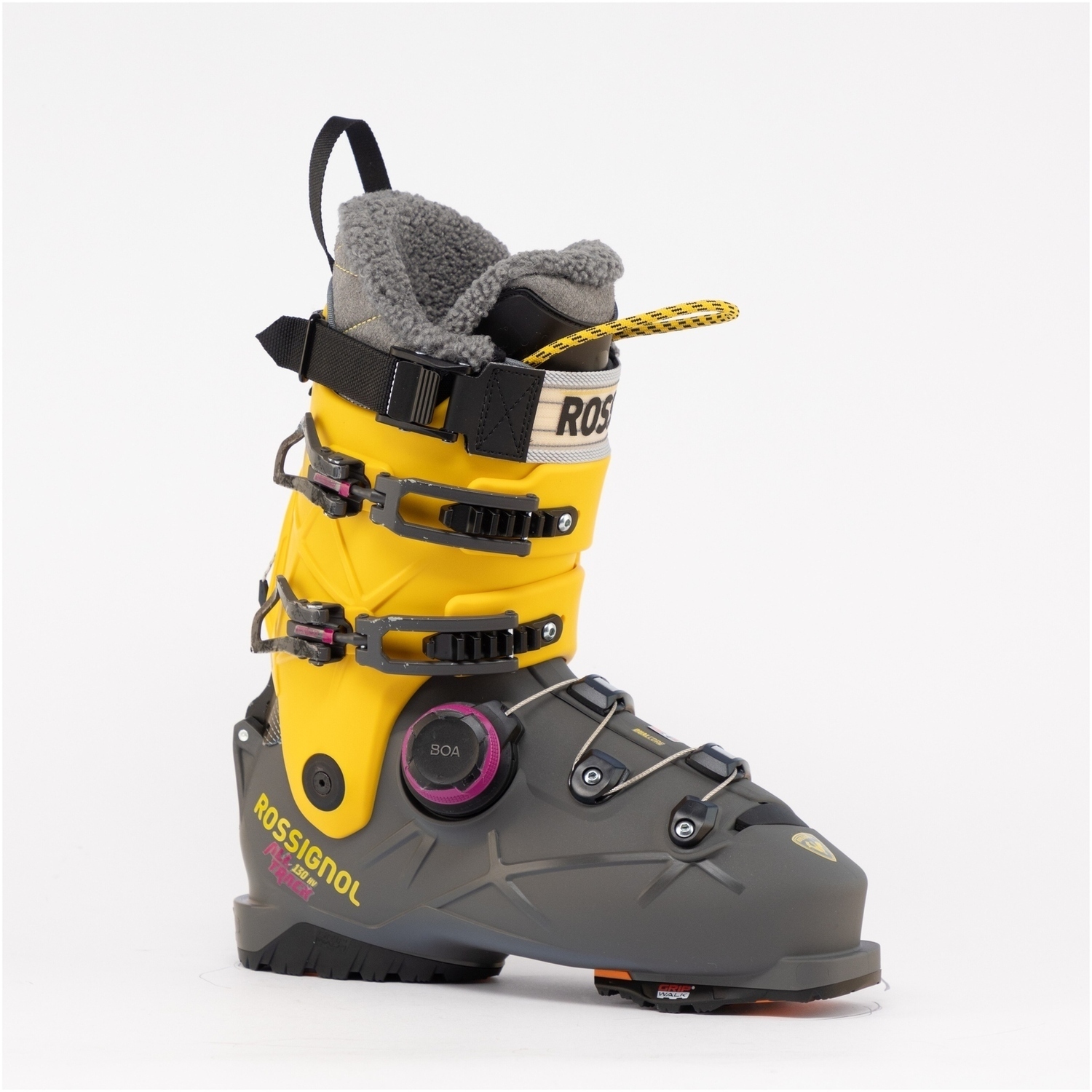 

Лыжные ботинки Rossignol Alltrack 130 HV BOA GW, стальной серый/желтый