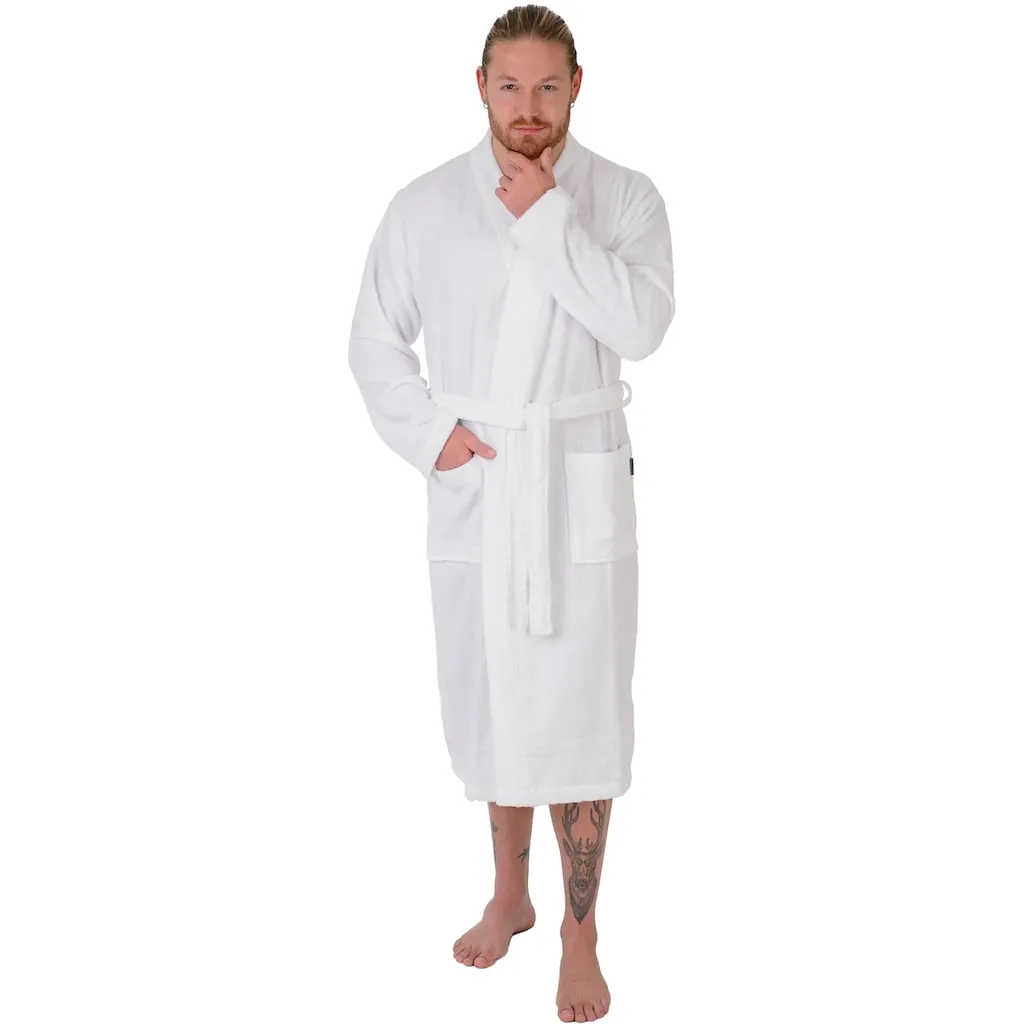 

Мужской/женский халат 3049, 1 шт., легкий дорожный халат Wewo Fashion, белый