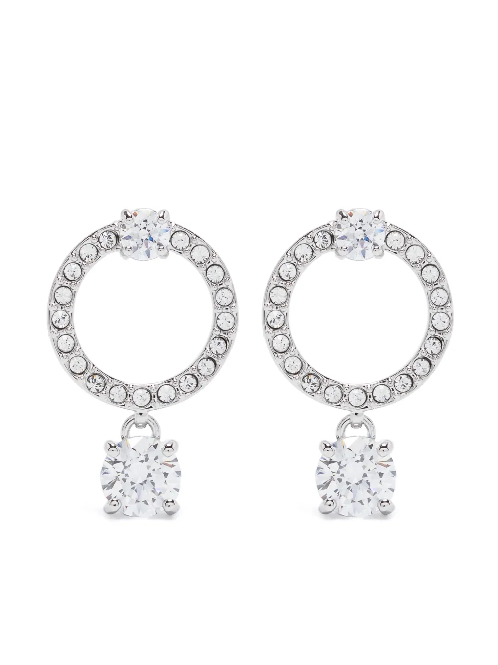 

Серьги-гвоздики Constella Swarovski, серебряный
