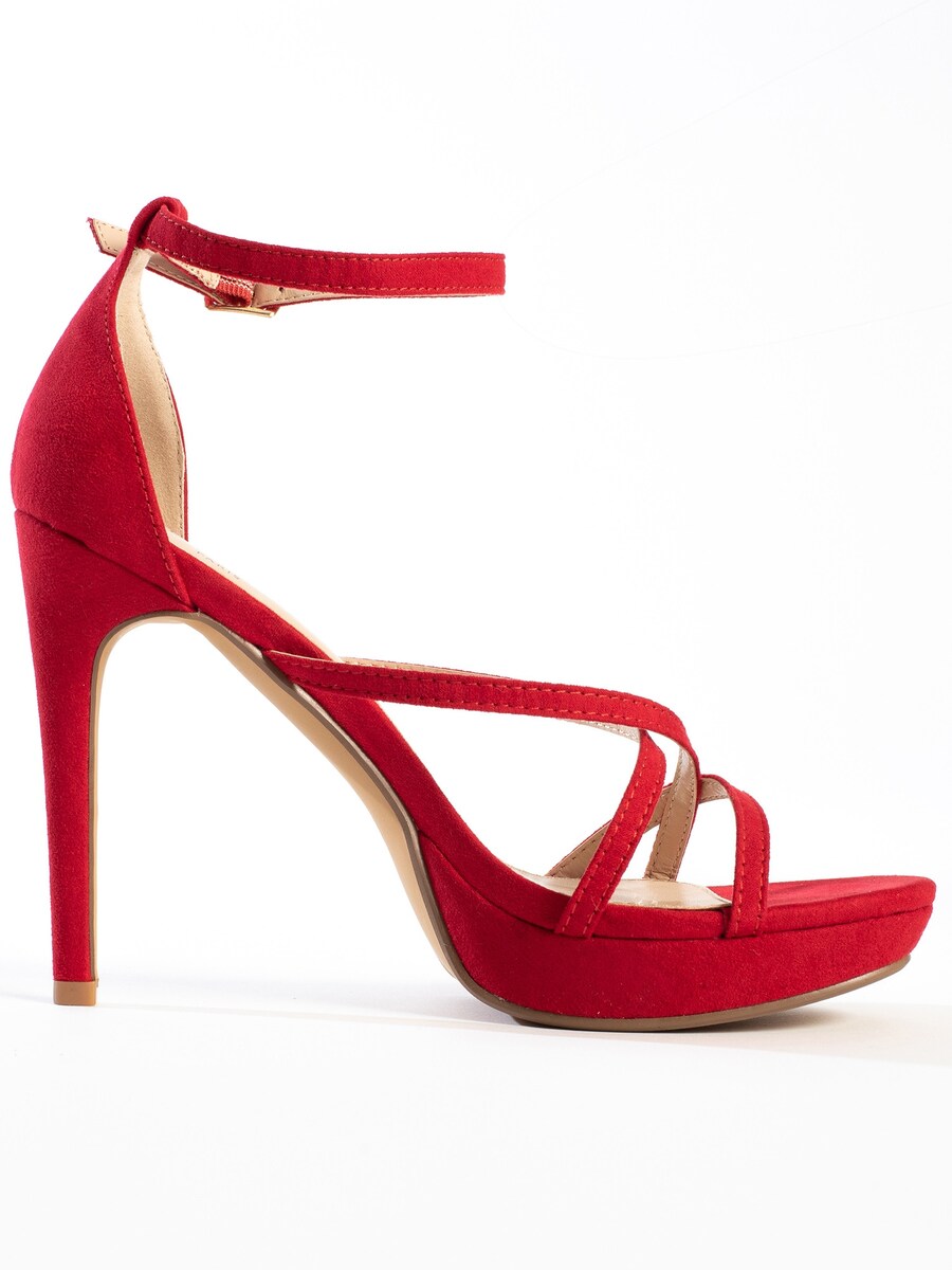Босоножки на высоком каблуке Celena Sandals Courtney, красный — фото 3