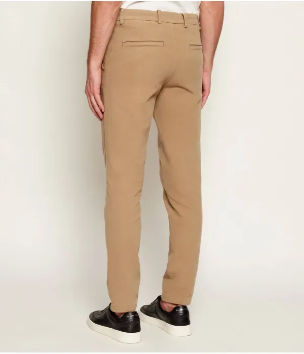 Брюки чинос H-Kaiton1 slim fit Boss, бежевый — фото 4