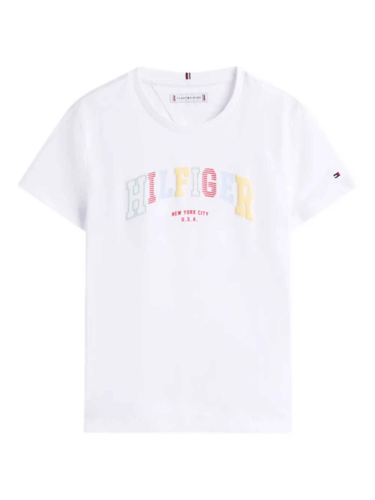 

Футболка с логотипом Tommy Hilfiger Junior, белый