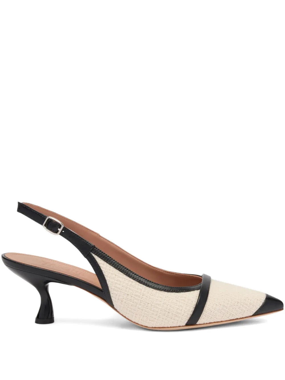 Туфли Jama 45 с ремешком на пятке Malone Souliers, белый