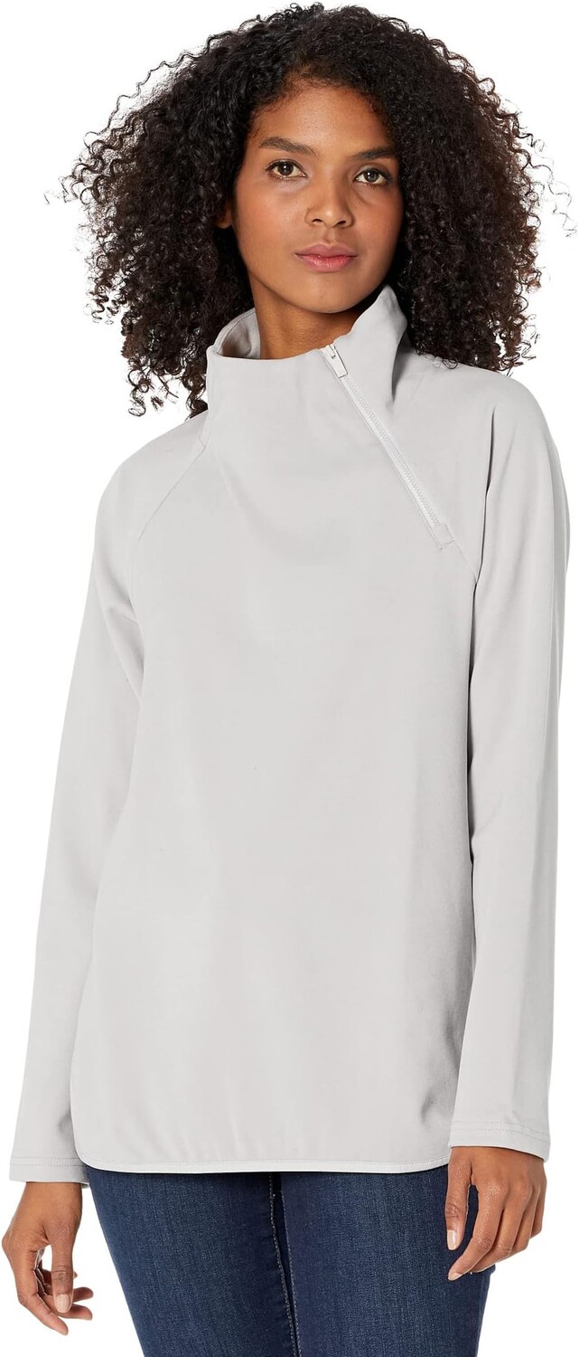 

Толстовка Southern Tide Renea Mock Neck Tunic, цвет Heather Marshmallow