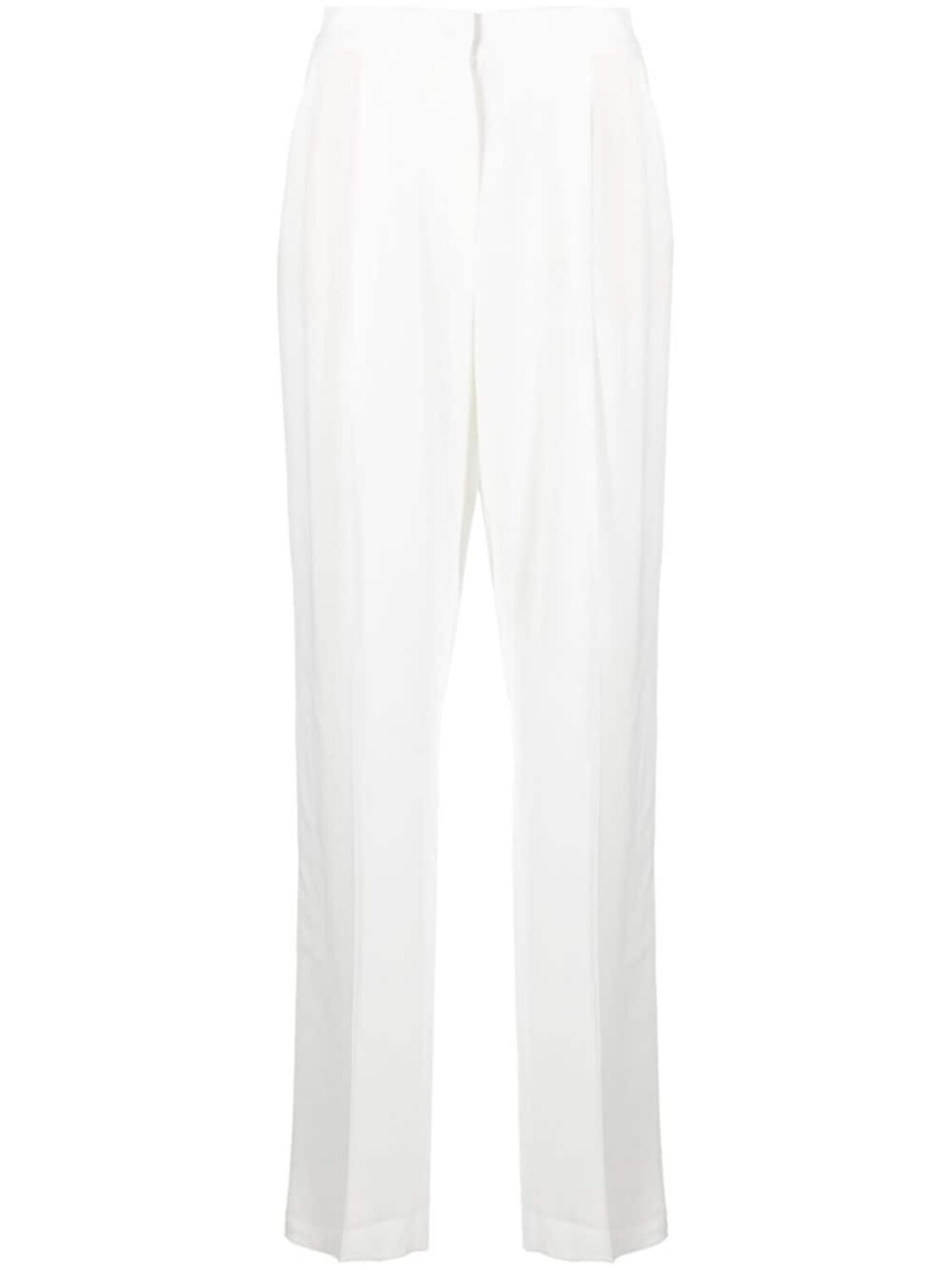 

Emporio Armani darted straight-leg trousers, белый