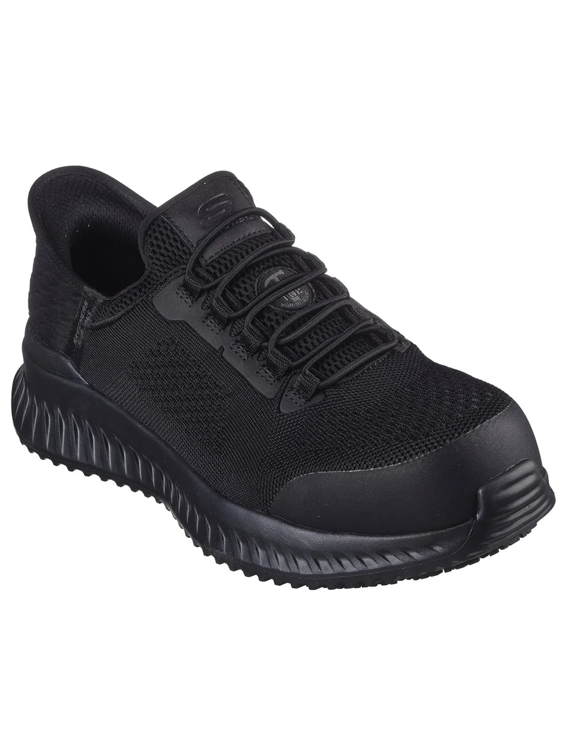 Слипоны Tilido с композитным носком, Skechers, черный