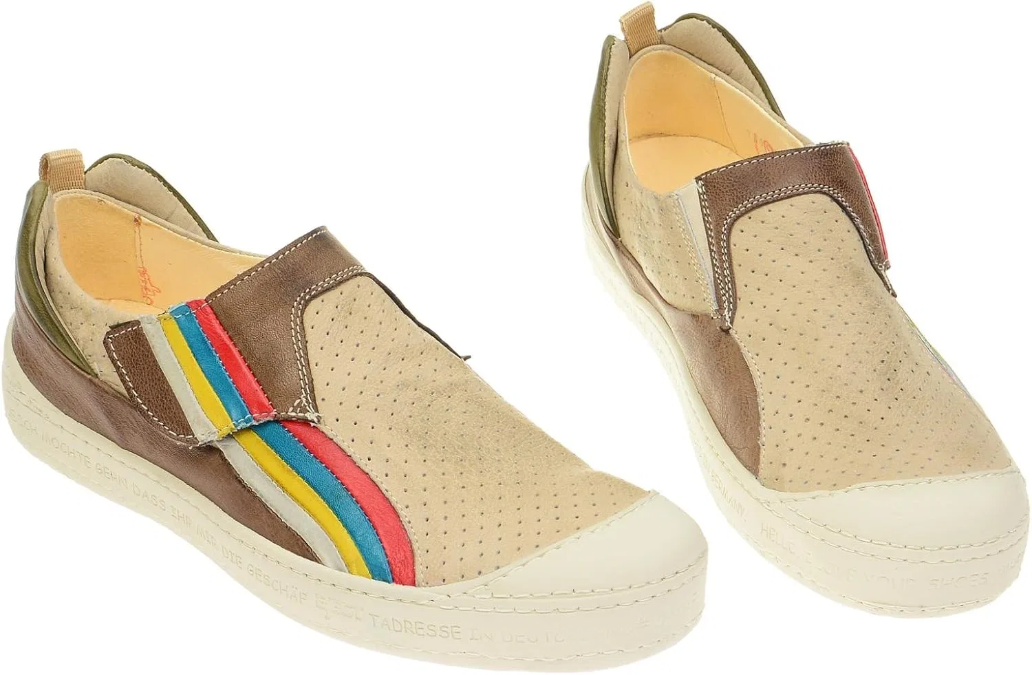 Мужская обувь Eject, удобные тапочки, низкие туфли, Beige — фото 3
