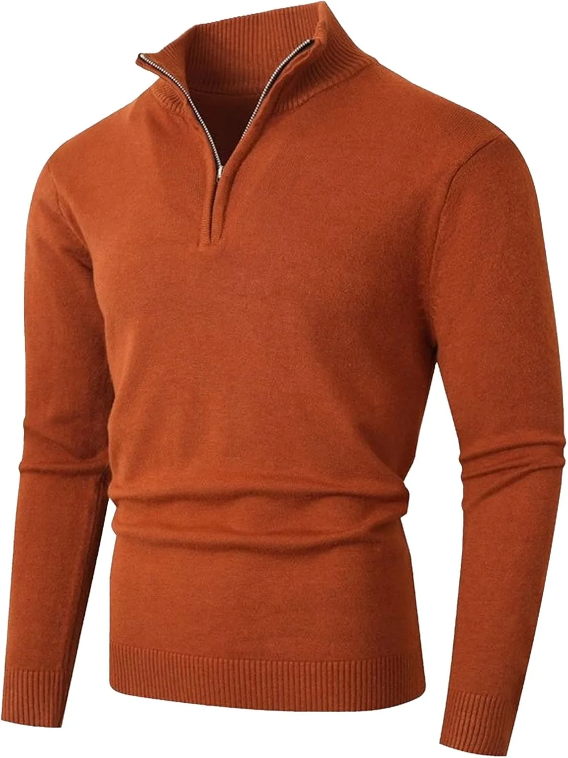 

Мужской свитер Maiyifu-GJ с полувысоким воротником, осень-зима, модный, повседневный, облегающий, теплый