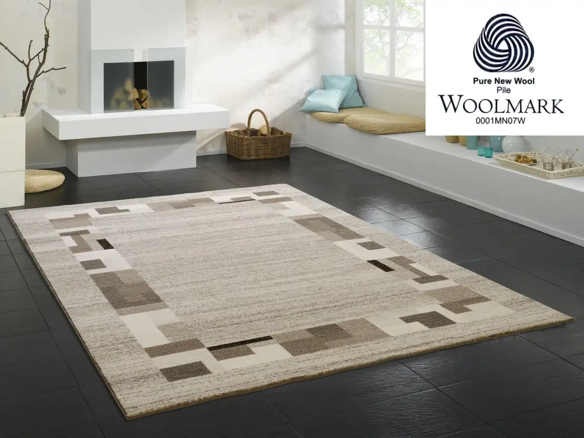 

OCI THE CARPET BRAND Ковер шерстяной "Натура Мика", прямоугольный, чистая шерсть, гостиная OCI Die Teppichmarke 120х170 см, цвет natur