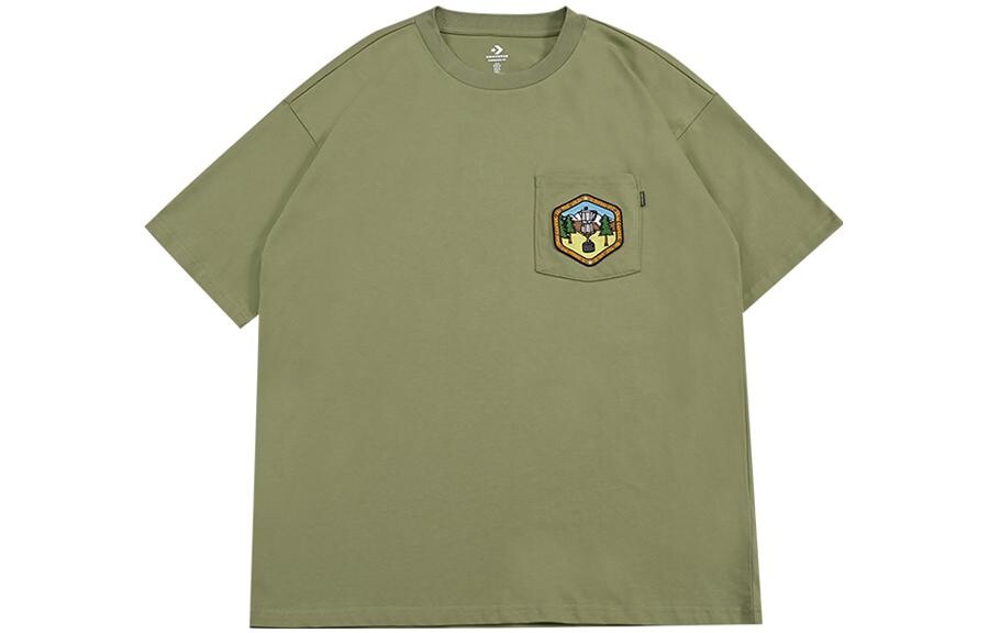 

Мужская футболка Converse, цвет Army Green
