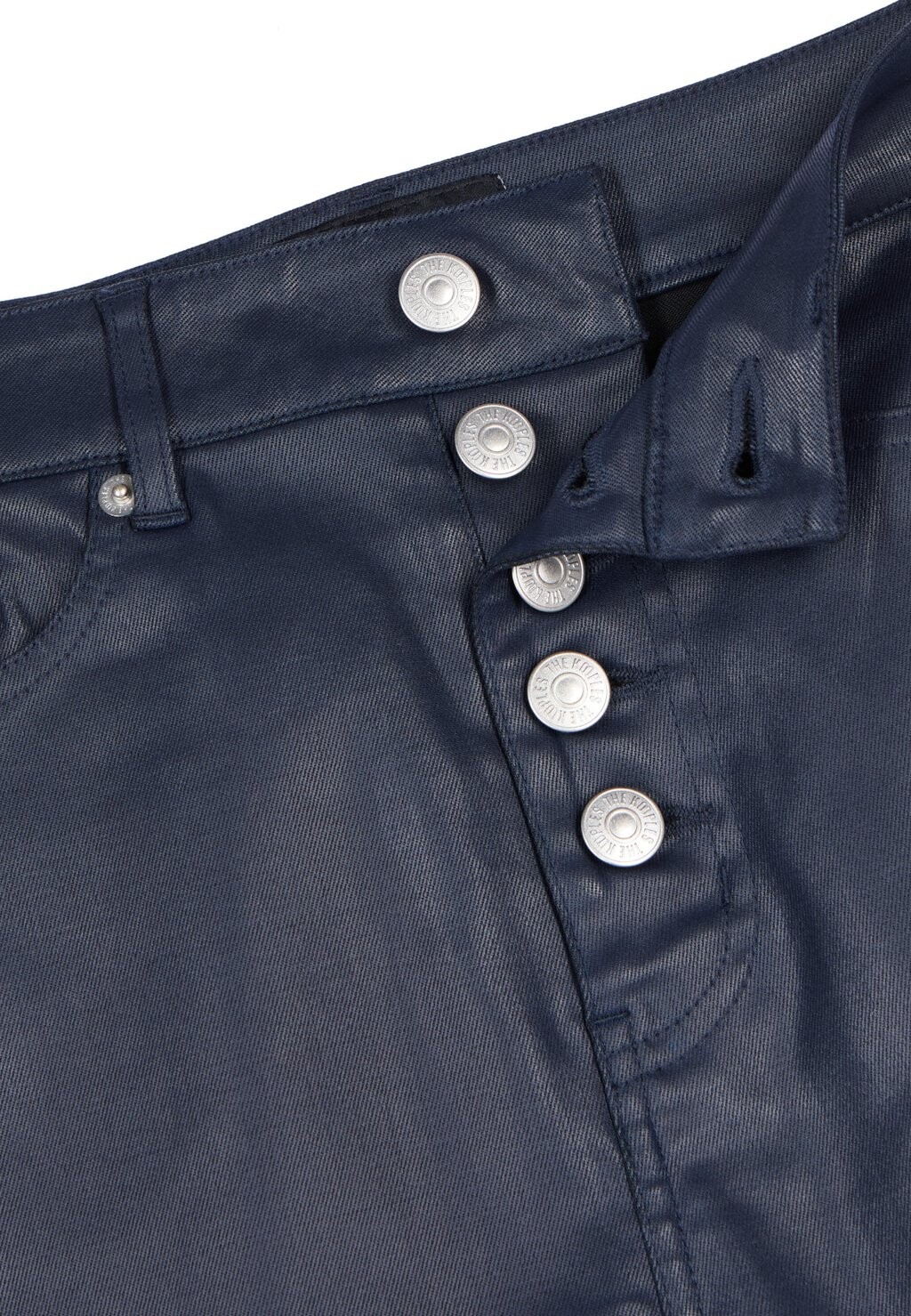 

Брюки SKINNY EFFET CUIR The Kooples, темно-синий