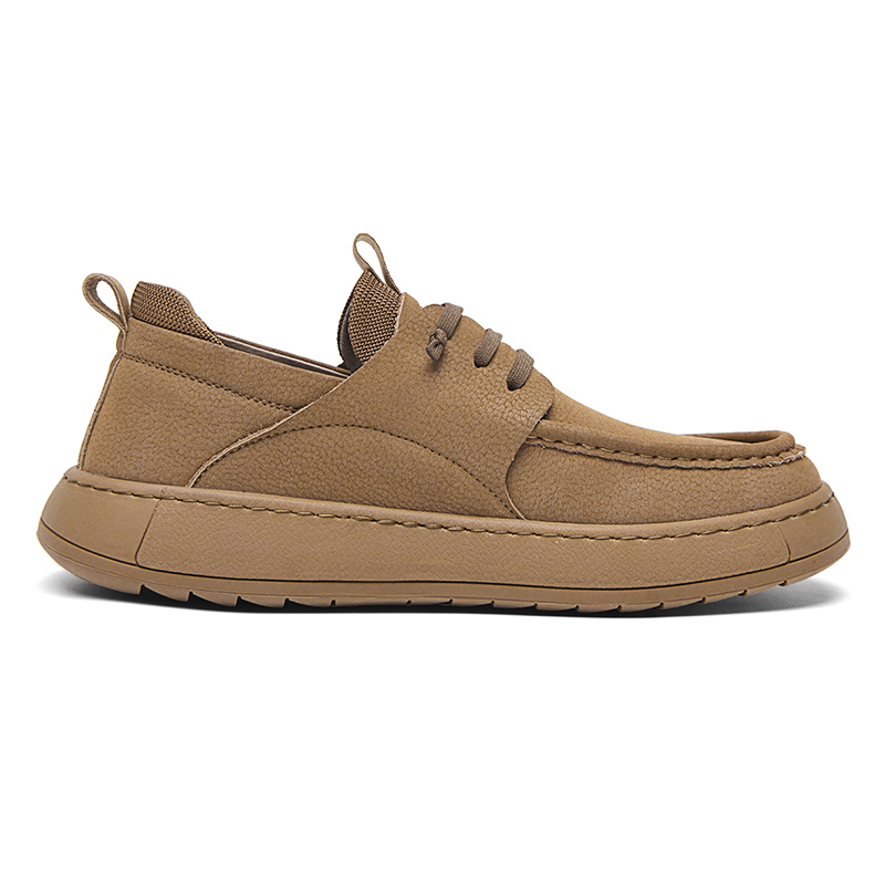 SEPTWOLVES Повседневные кожаные туфли мужские серые, цвет Gray (Standard Leather Shoe Size) — фото 4