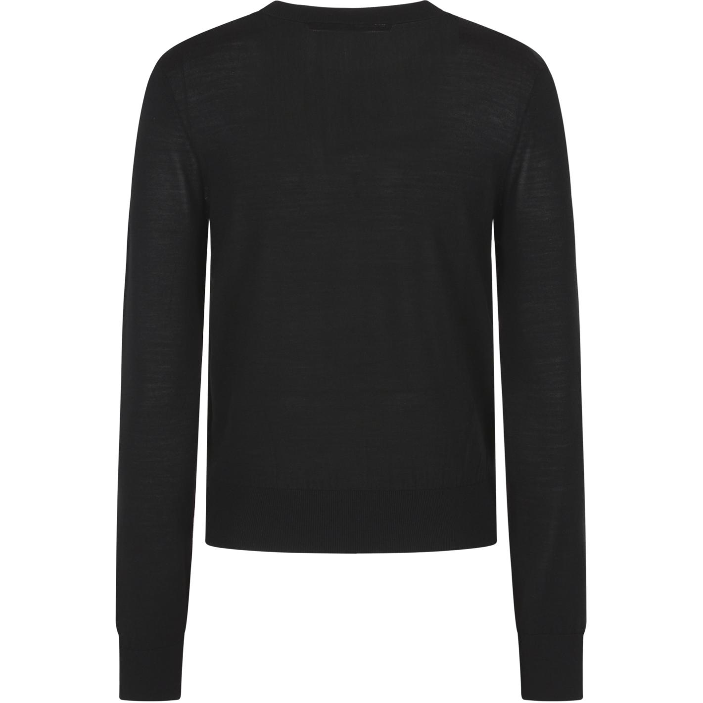 Футболка с воротником-гольф вязаная Alexander Wang, черный — фото 3