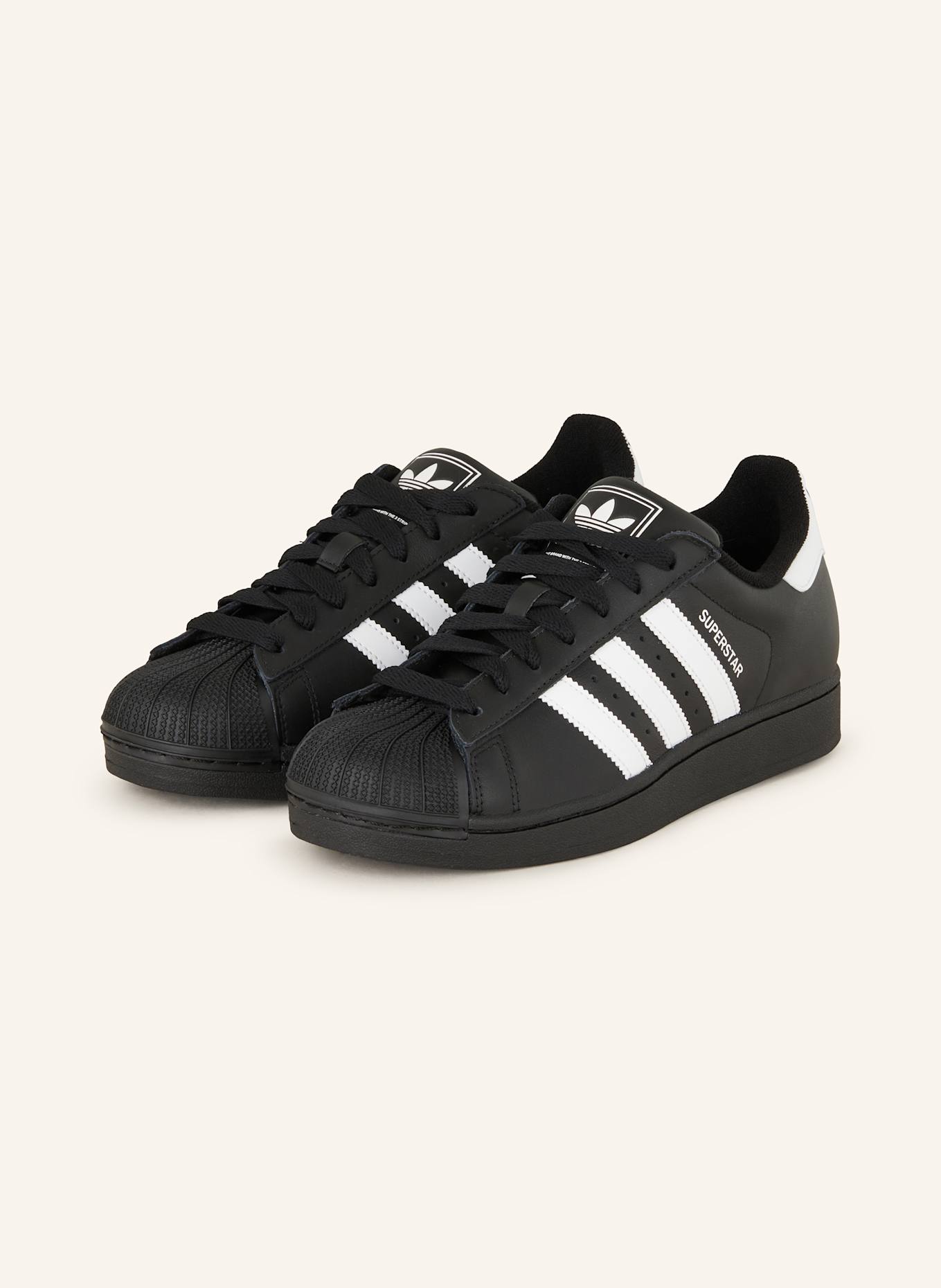 Кроссовки Superstar II Adidas Originals, черный