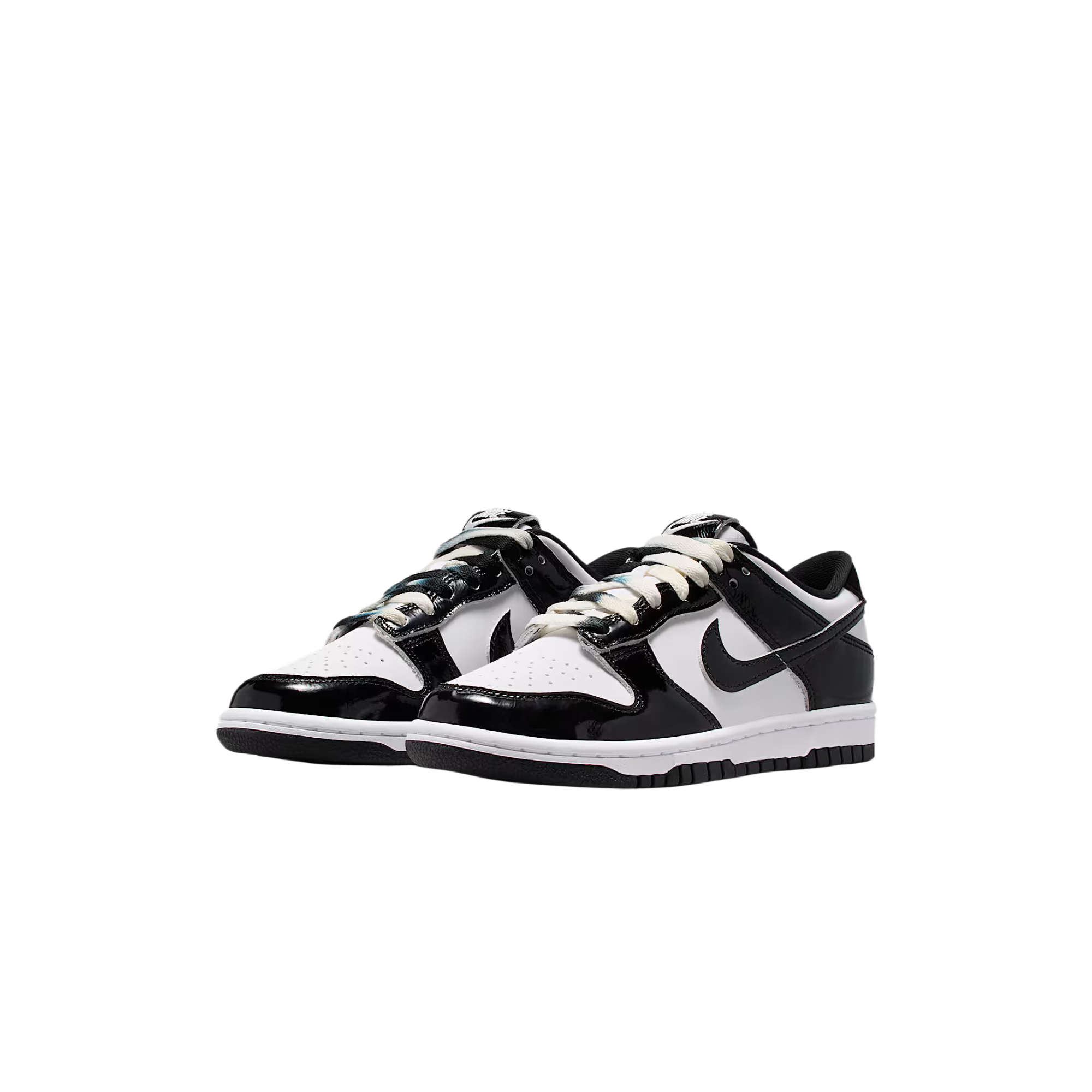 Кроссовки детские Dunk Mid top Kids' Training Shoes Kids Nike, черный/белый — фото 3
