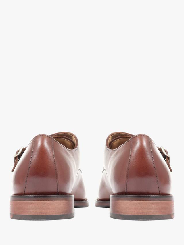 Кожаные монашеские туфли натаниэля Jones Bootmaker, цвет Chestnut — фото 4