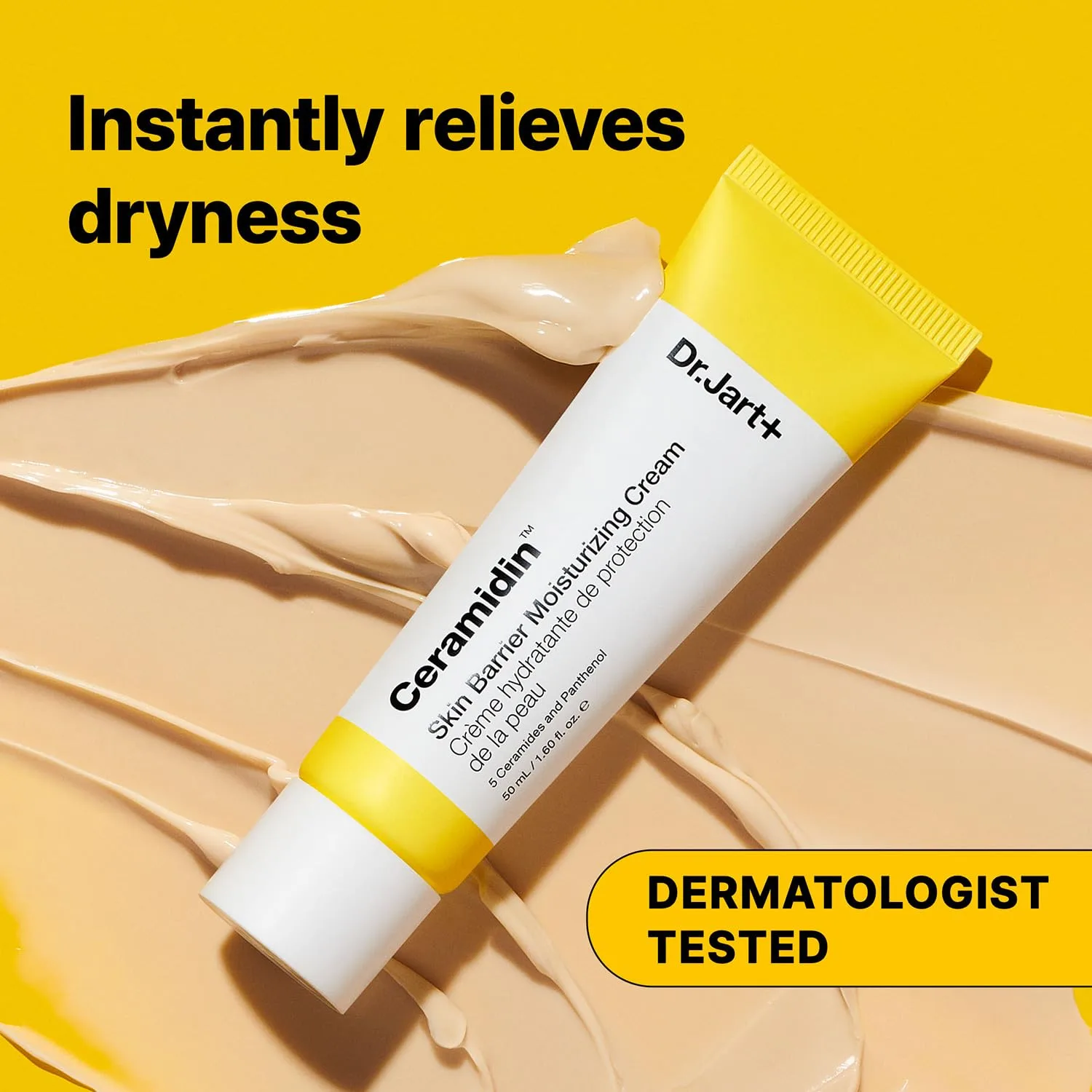 Крем для лица Dr. Jart+ — Увлажняющий корейский Ceramidin Skin Barrier с церамидами и пантенолом | Корейский уход — фото 3