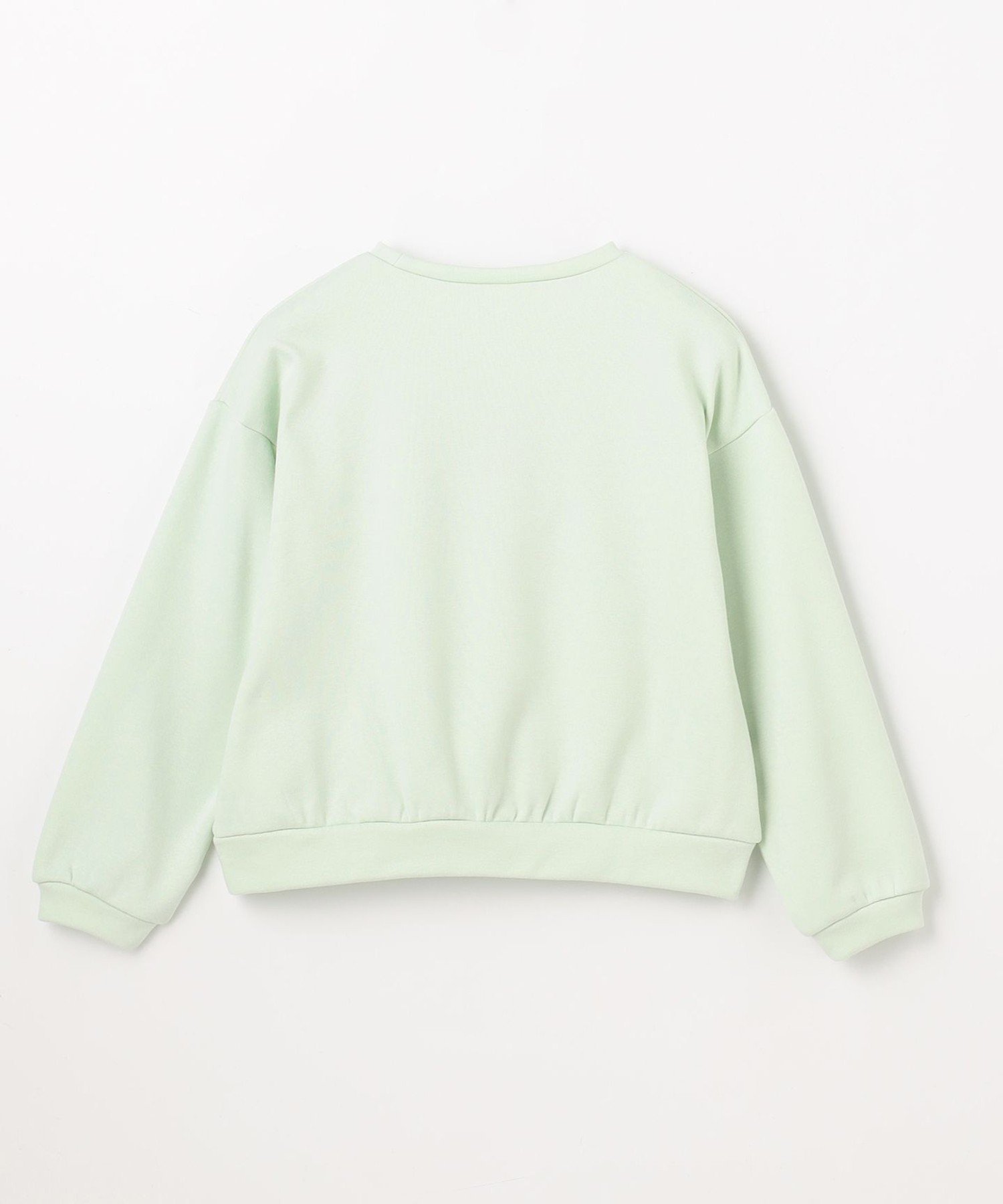 Толстовка с флисовой подкладкой и вышивкой в виде животного ANY KIDS, Mint x Cat [062] — фото 4