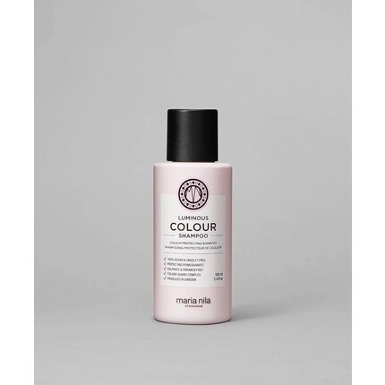 Шампунь Luminous Color 100 мл — Гранат противодействует обезвоживанию — 100% веганский, не содержит сульфатов и парабенов, Maria Nila — фото 2