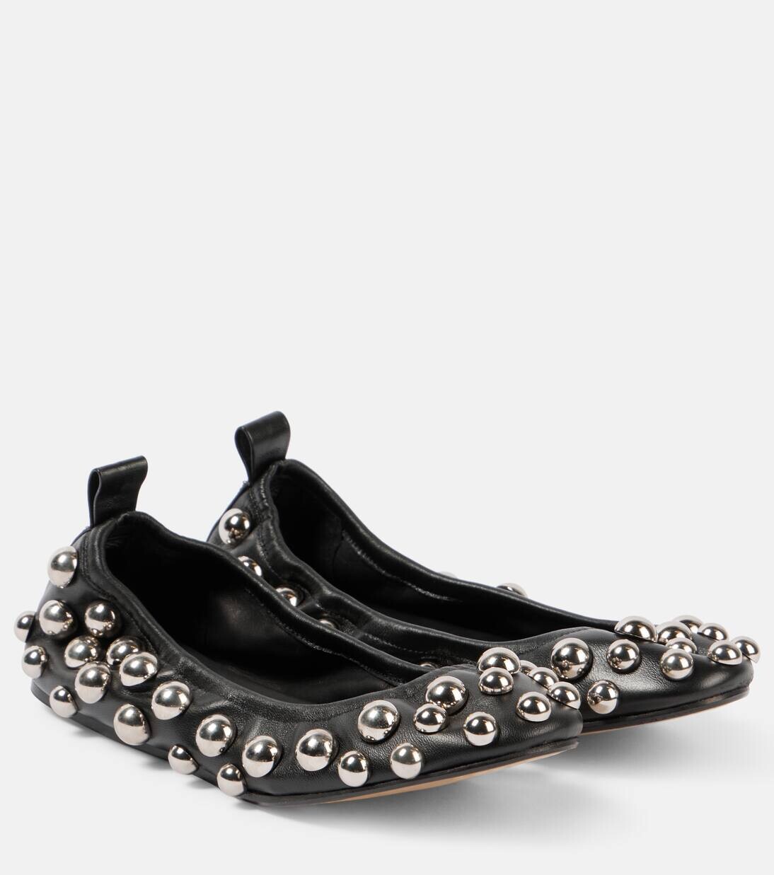Кожаные балетки Belna Isabel Marant, черный