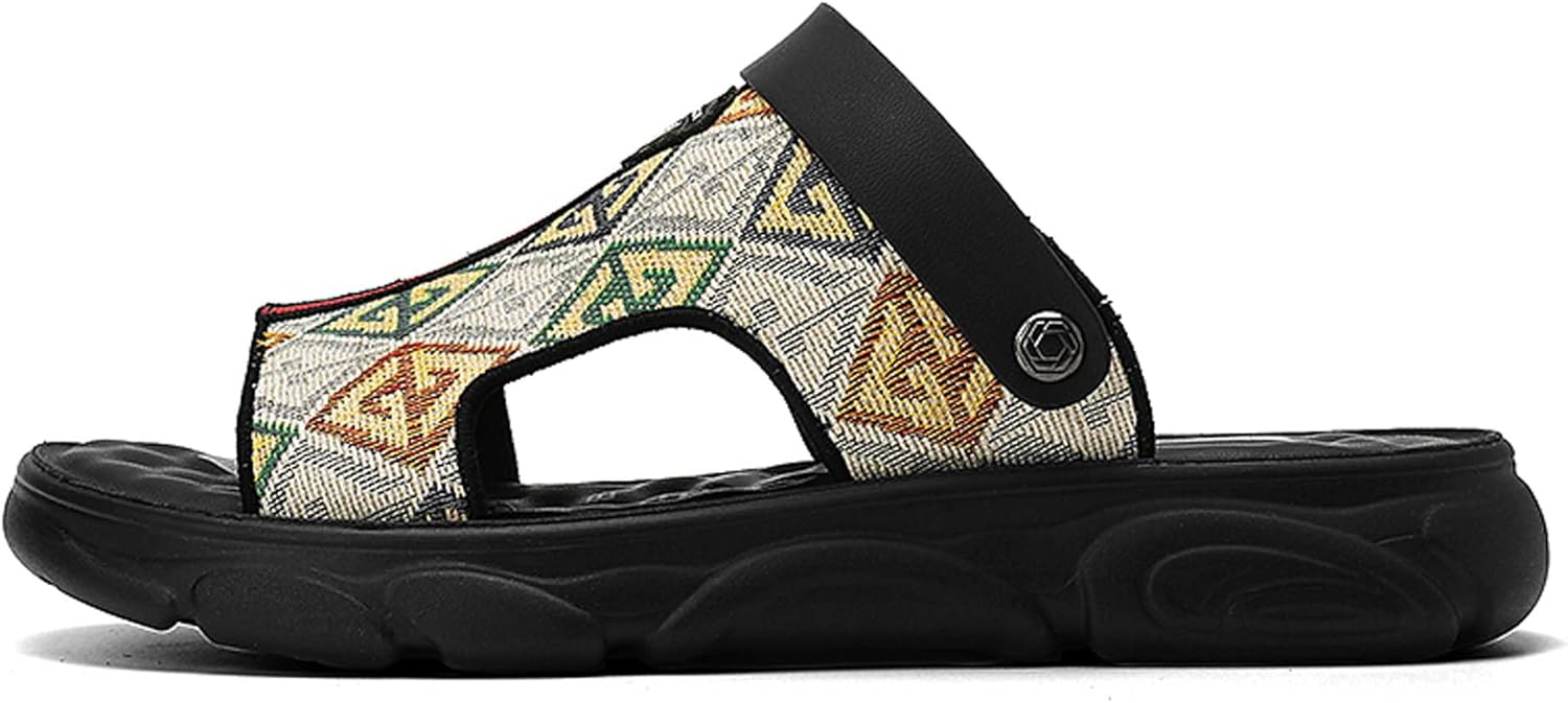 

Сандалии и шлепанцы с отверстиями для мужчин с противоскользящей подошвой для ношения на улице Cyyds, серый