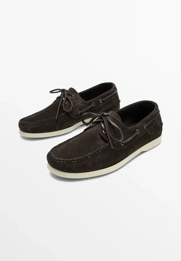 Туфли-лодочки Massimo Dutti, тёмно-коричневый — фото 2