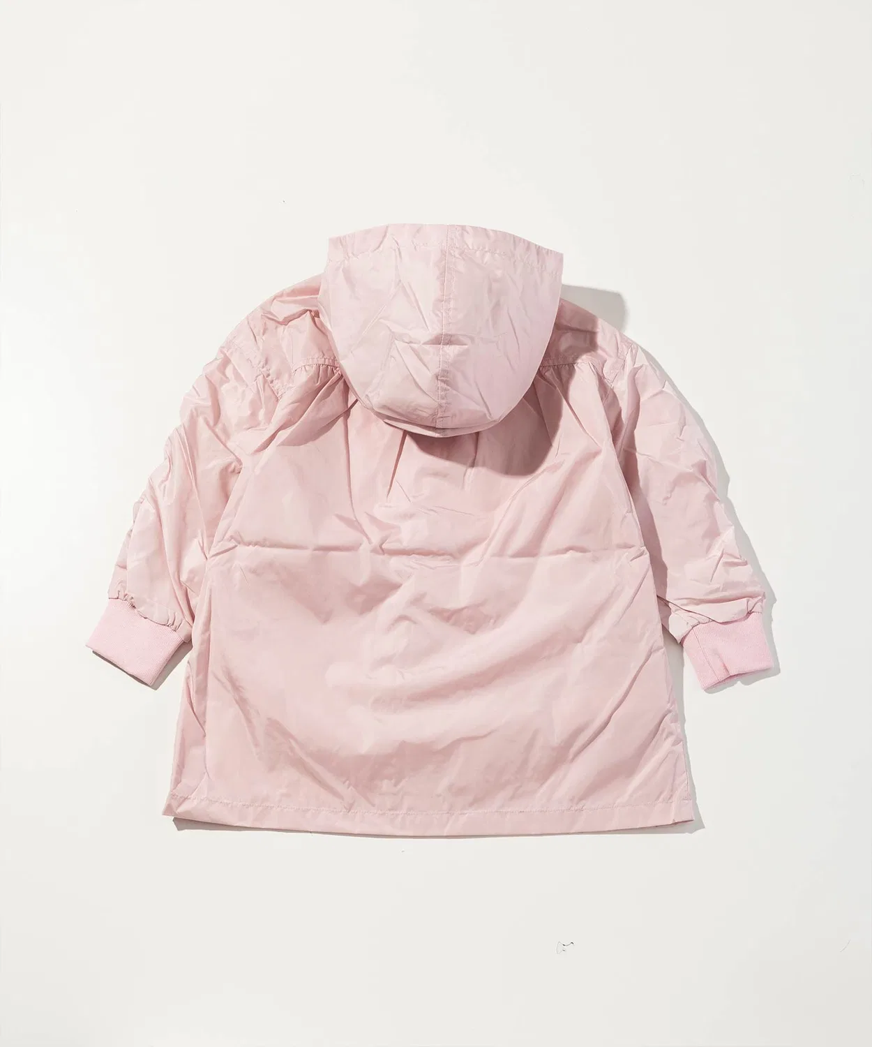 Ветровка MARNI Kids & Junior, лёгкая, на молнии, с капюшоном, светлый розовый — фото 2