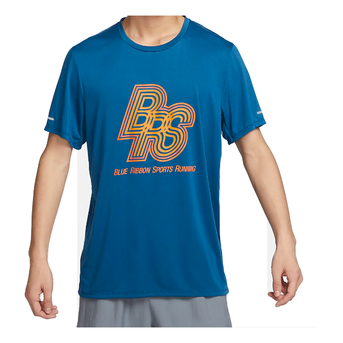 

Спортивный топ Nike Running Energy Rise 365 Dri-FIT Short-Sleeve Top 'Court Blue Orange' FN3295-476, синий