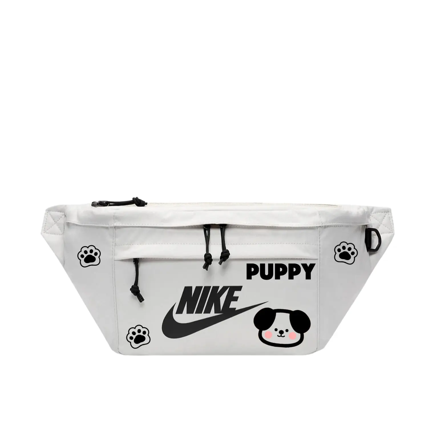 

Nike Унисекс поясная сумка ручной работы с принтом в стиле стритвир, Shy Puppy