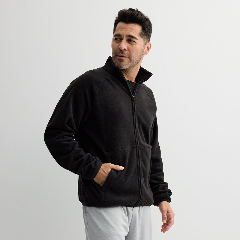 

Мужская куртка Tek Gear из микрофлиса с молнией во всю длину, цвет Mineral Black