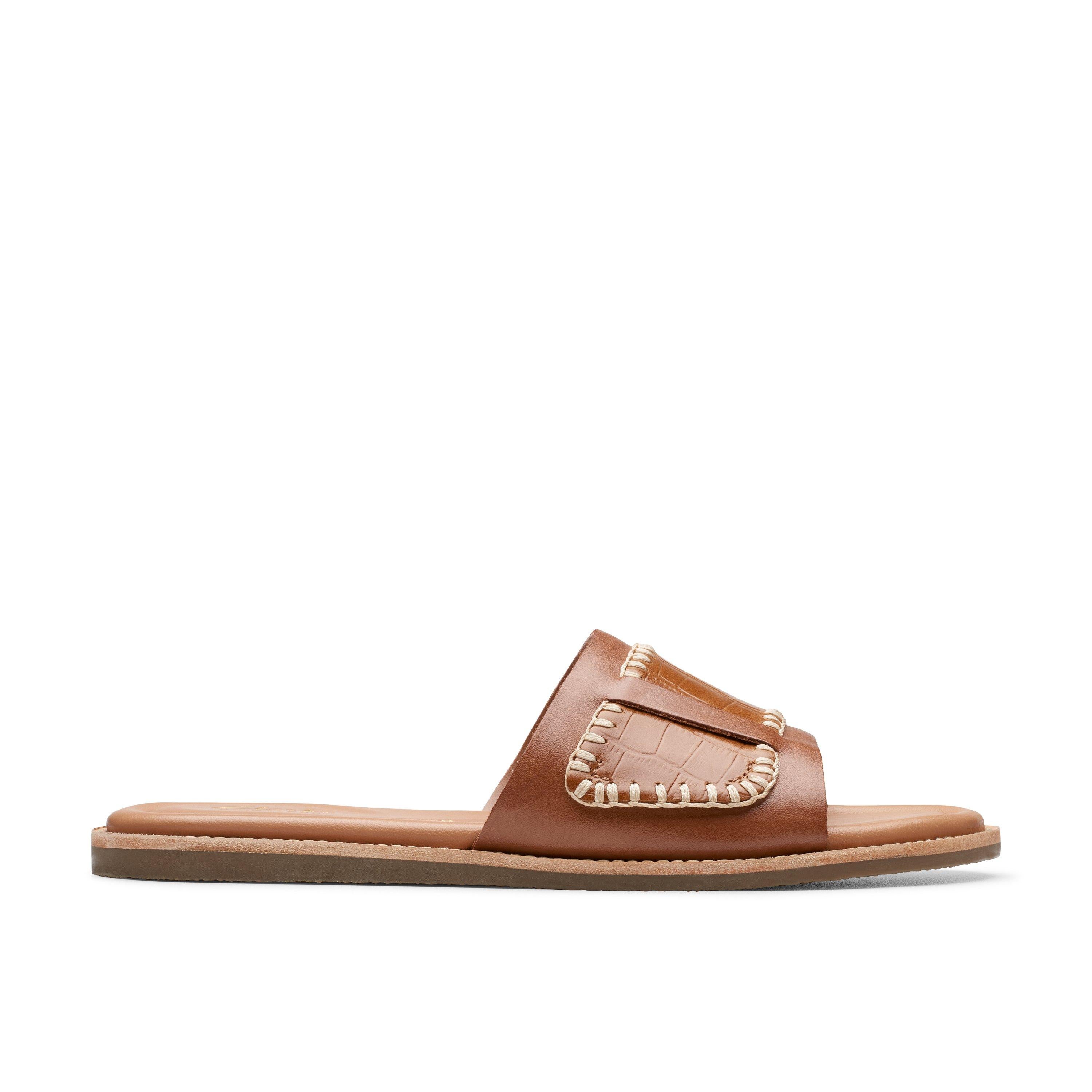 Мюли Clarks Maritime из коричневой кожи