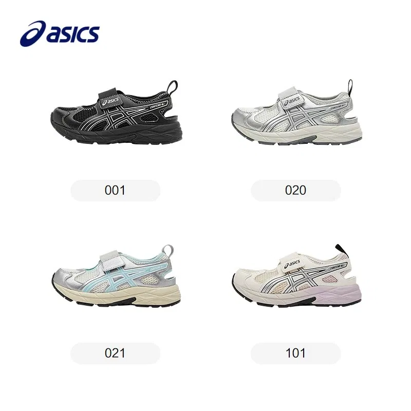 Сандалии детские с цветочным принтом ASICS White Flower Color — фото 4