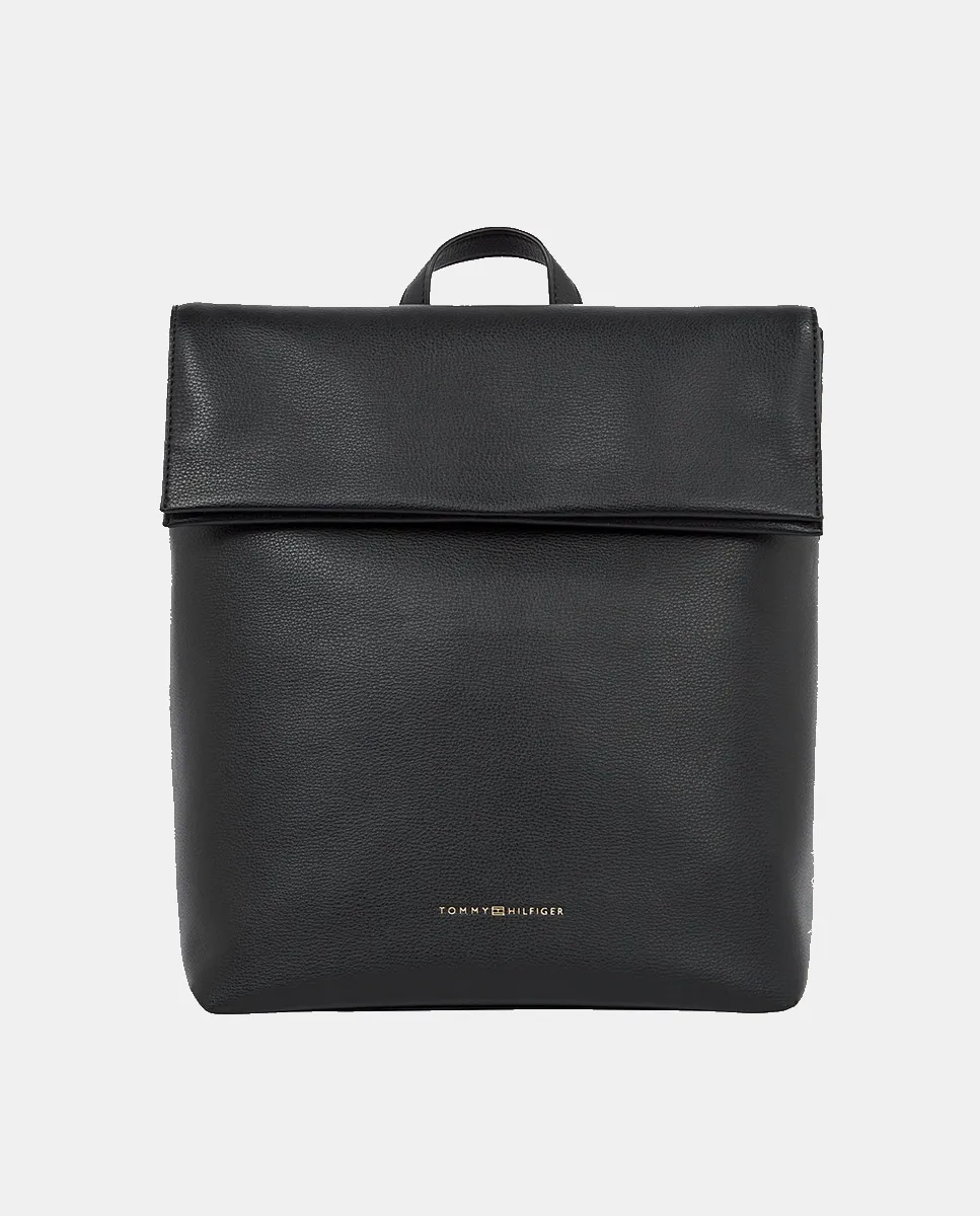 

Черный фирменный рюкзак Tommy Hilfiger