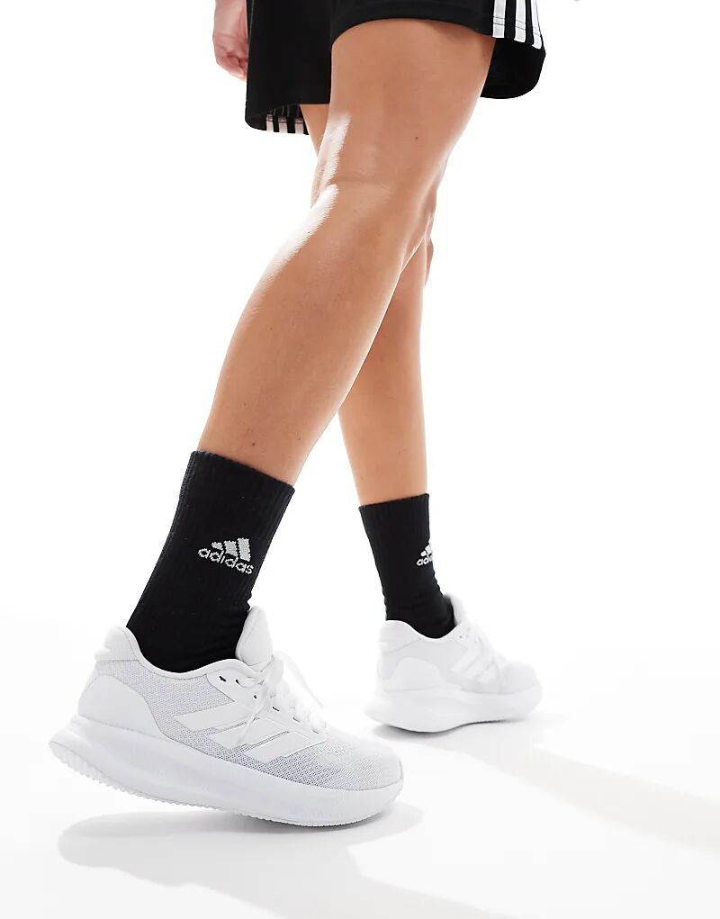 Кроссовки adidas Running Runfalcon белого цвета adidas performance — фото 4