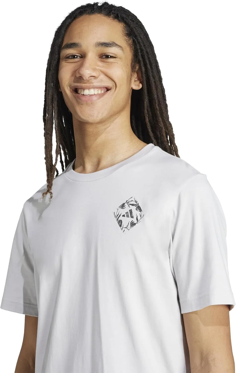 Футболка adidas Men's House of Tiro Tulip Graphic, grey — фото 3