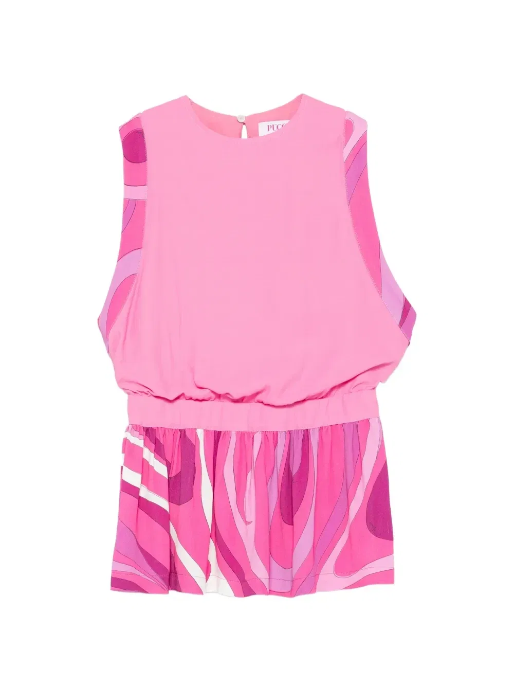 Платье без рукавов Pucci Junior, розовый