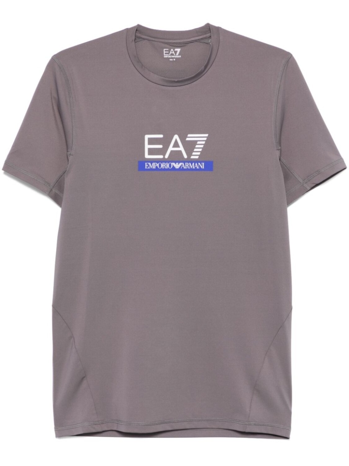 

Футболка с рельефным логотипом Ea7 Emporio Armani, серый