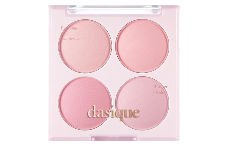 Dasique Палитра румян Ice Cream Collection четыре оттенка не скатывается матовые легко растушевываются натуральные — фото 4