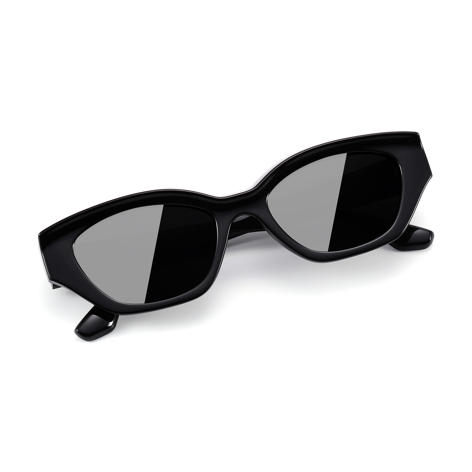 

Солнцезащитные очки неправильной формы унисекс PULAIS, PBS24005A-C02 Light Gray Frame with Light Gray Lens
