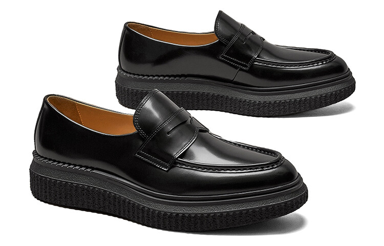 Мужские туфли Beau Today Casual Shoes Men Low-Top Black — фото 4