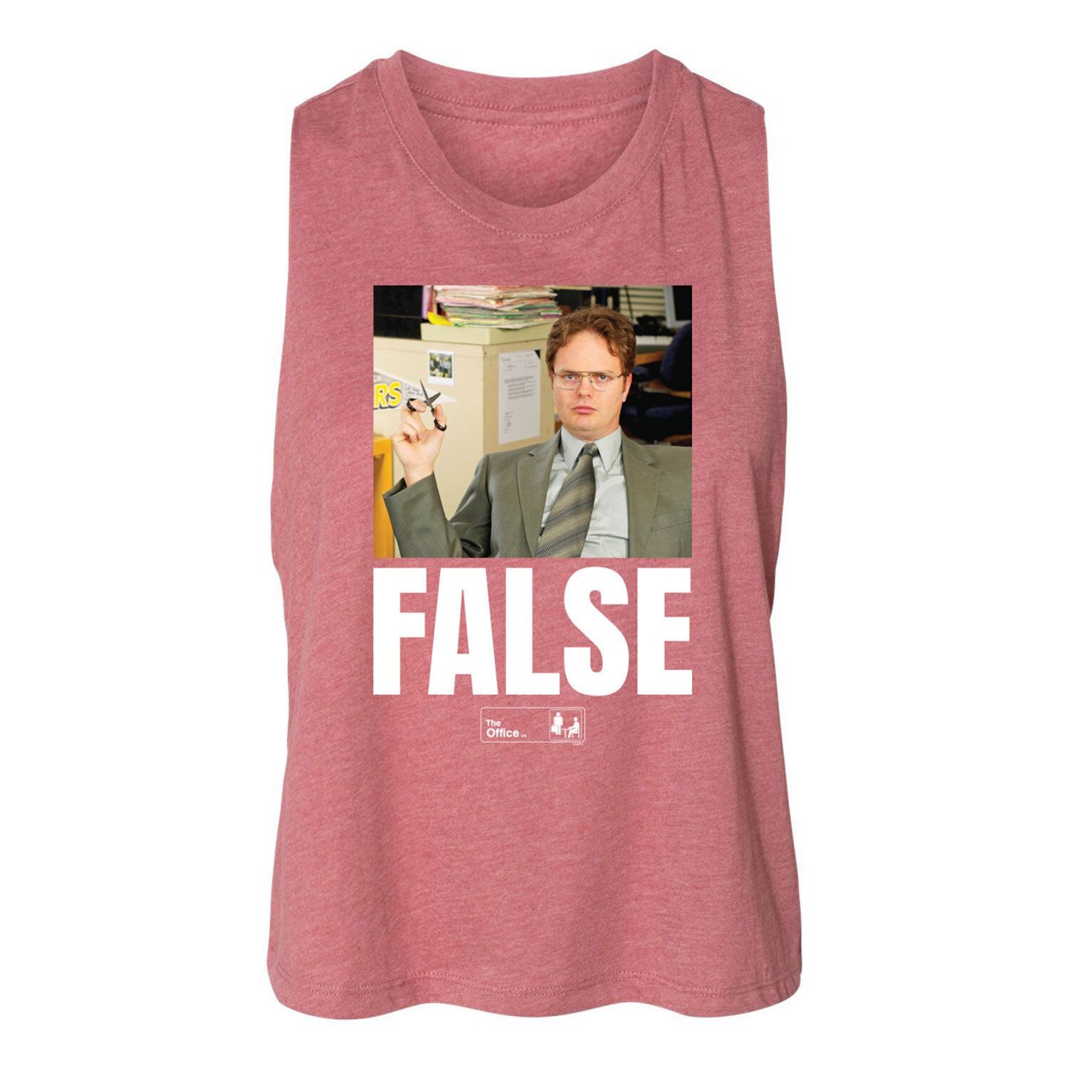 

Укороченная майка The Office Dwight для юниоров Licensed Character, розовый
