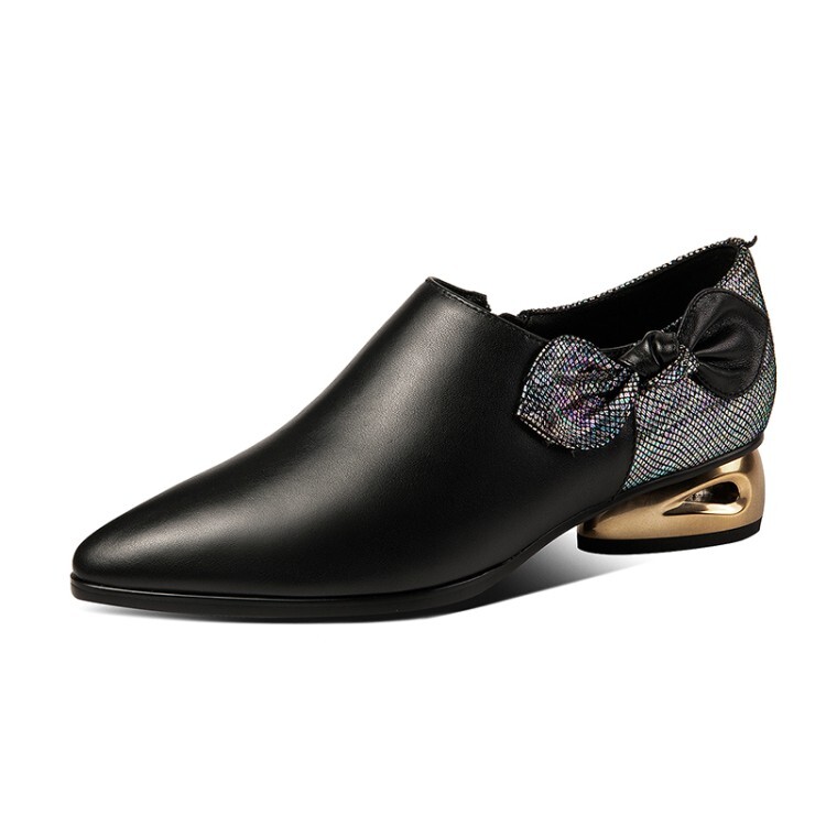

Туфли женские повседневные Women's Casual Shoes Women's Mid-Top Zi Xiao, черный