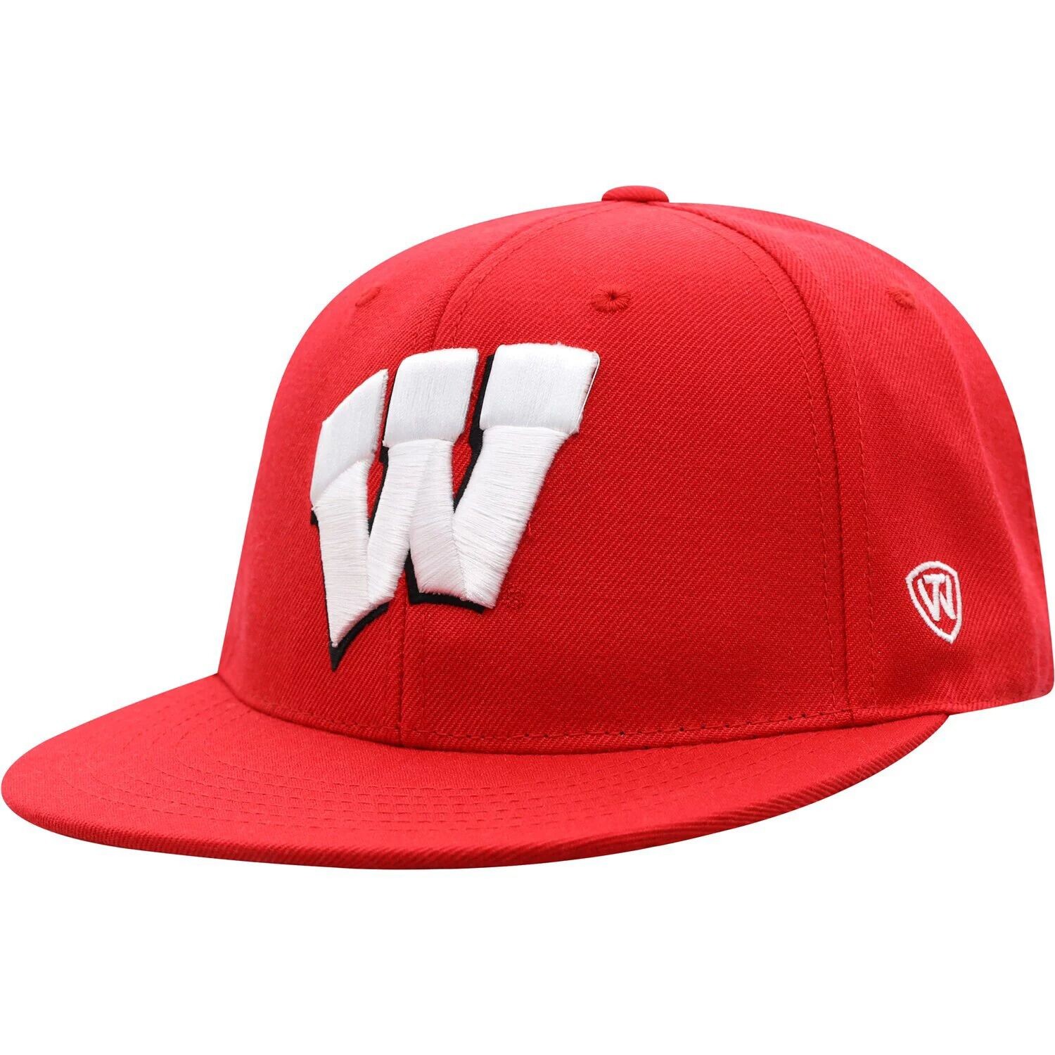 

Мужская приталенная шляпа цвета Top of the World Red Wisconsin Badgers Team